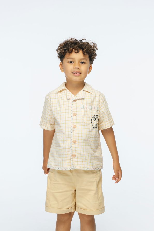 Gingham On Model