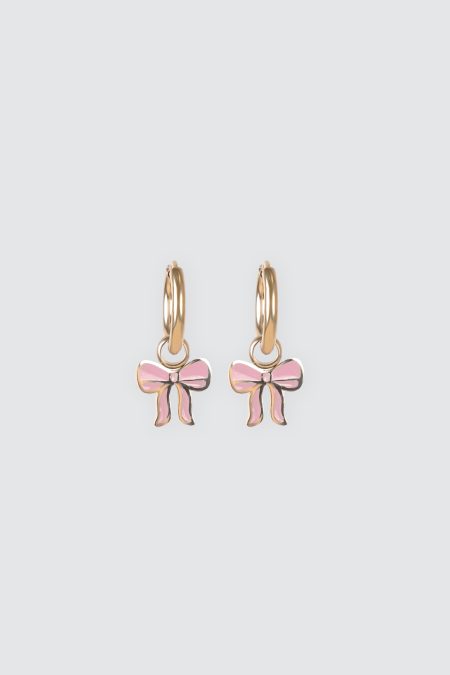 Gold Pink Bow