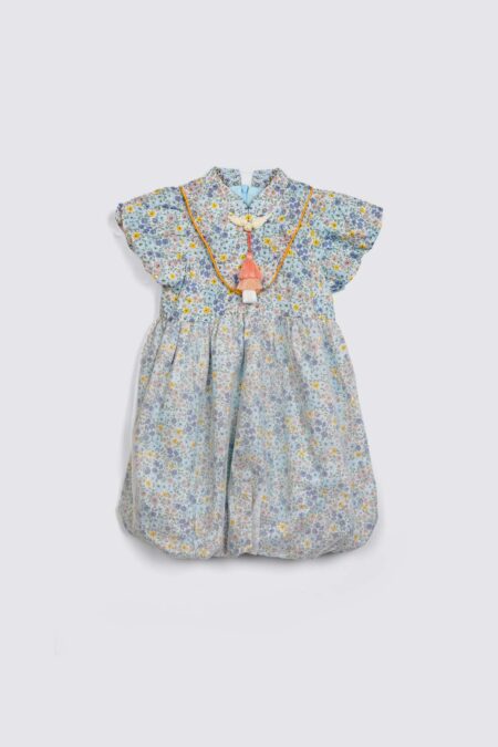 Juhua Dress Flowery Blue