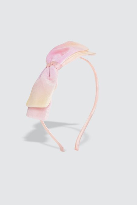 Aurora Big Bow Headband Pink
