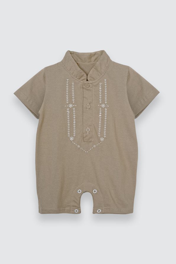 Buumi Raya Jumpsuit Light Brown Depan