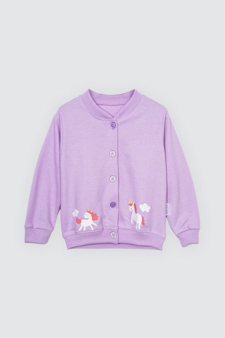 Cardigan Lilac Unicorn