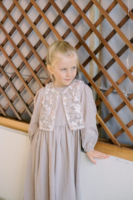 Fitri Vest Gamis Taupe