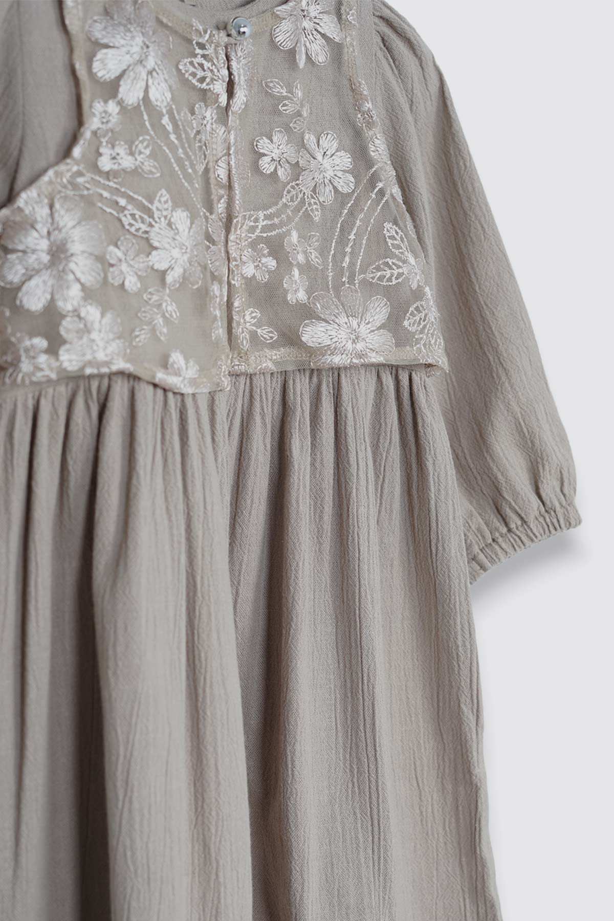 Fitri-Vest-Gamis-Taupe-Detail