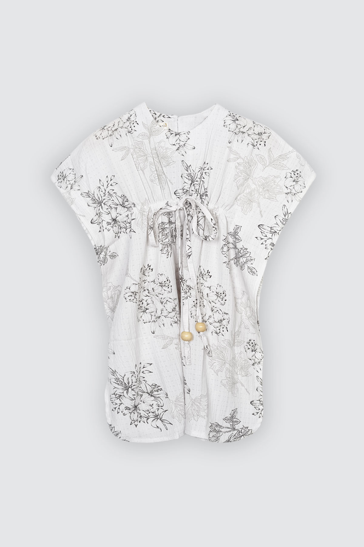 Jasmin-Kaftan-Broken-White-Flower-Depan