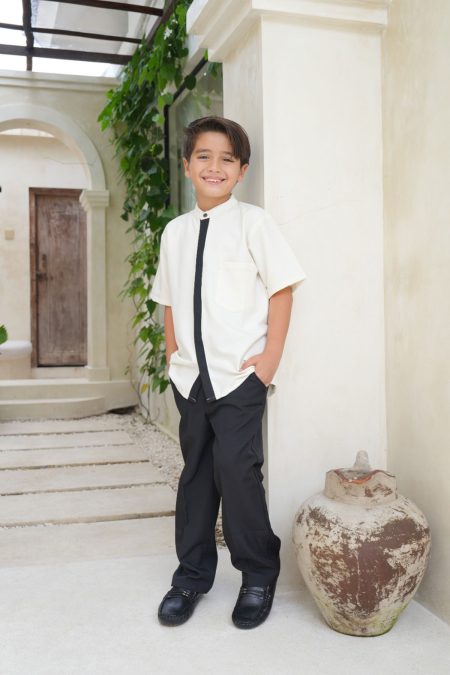 Kiddiposh X Bimbie Kids Emir Koko Set Ivory