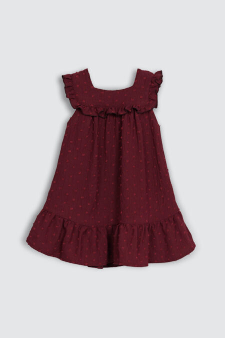 Laura Dress Maroon