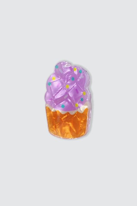 Sweet Treats Hairclaw Grape Cupcake