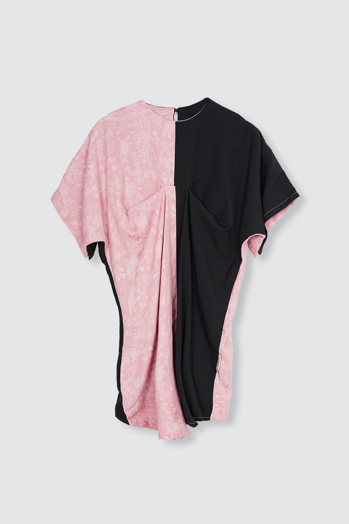 Syifa-Kaftan-Pink-Black