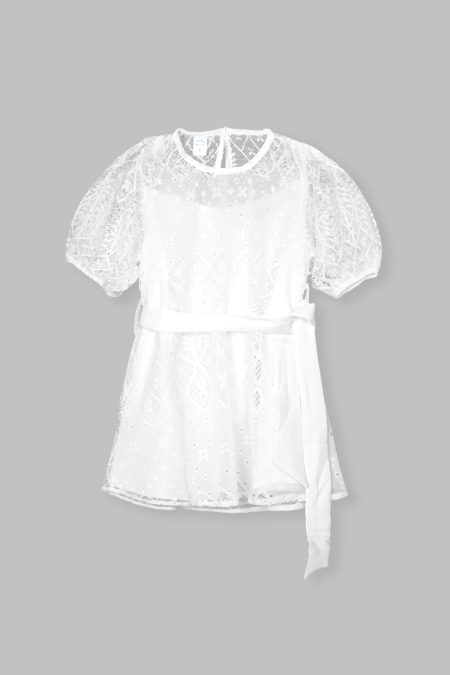 Almeera Dress White