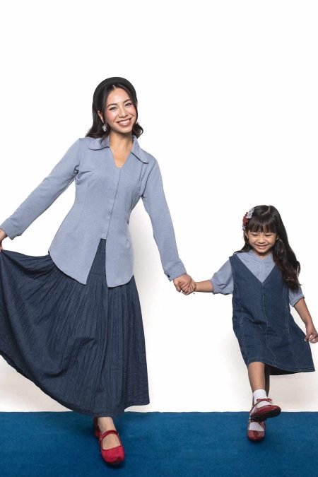 Aoi Bodice Denim Shirt