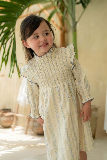Diora Smock Dress Blue