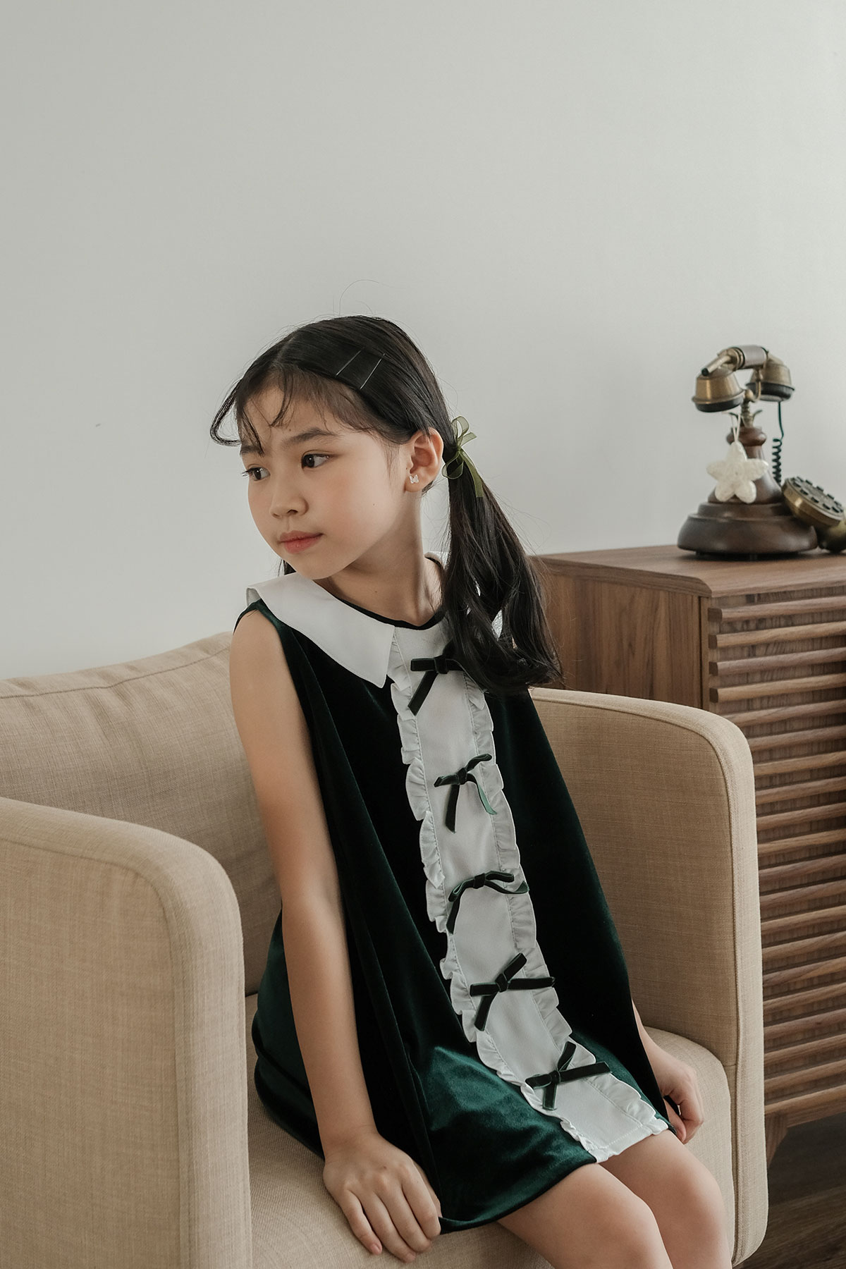 Eve-Dress-Emerald-Green-On-Model Eve Dress Emerald Green On Model