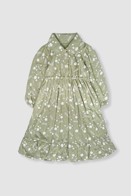 Jemima Raya Dress Green