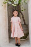 Kaylee-Dress-Pink-on model 1
