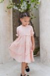 Kaylee-Dress-Pink-on model 1