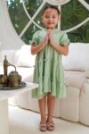 Kaylee-Dress-Sage-on model 3