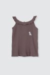 Koemi-Ruffle-Tee-Latte-Depan