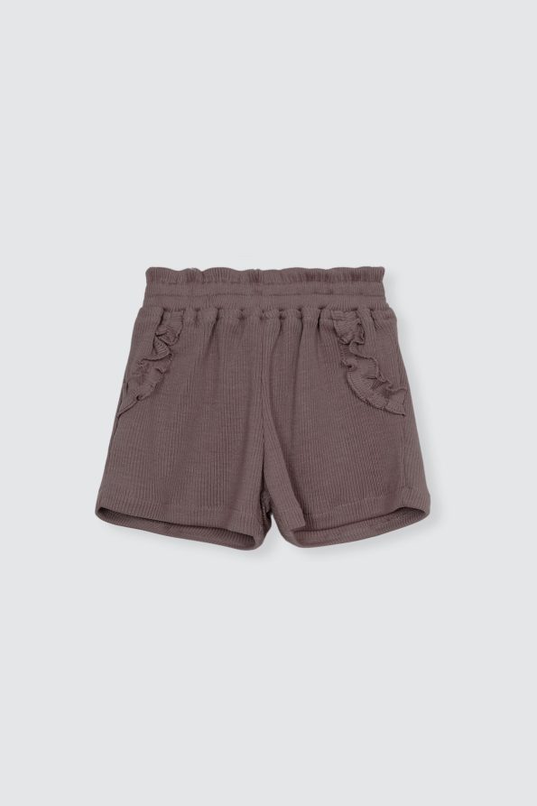 Koemi Short Pants Latte Depan 1