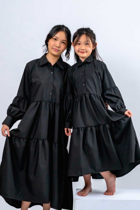 Omaira Dress Black Couple