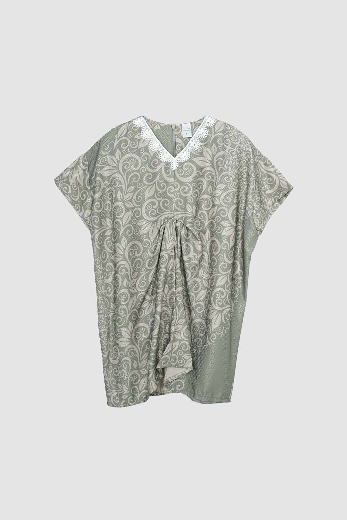 Samara-Kaftan-Sage-Depan Samara Kaftan Sage Depan