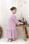 Yasmin-Dress -Dusty-Pink-on model 2