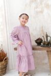 Yasmin-Dress -Dusty-Pink-on model 2
