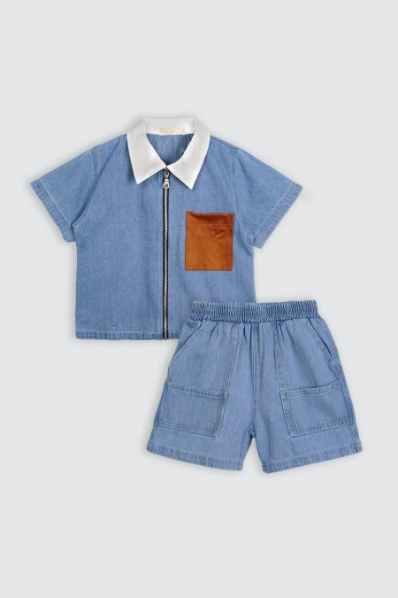 Caspian Set Soft Denim
