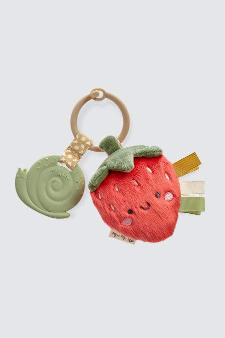 Itzy Ritzy Itzy Pal Infant Toy and Teether Strawberry