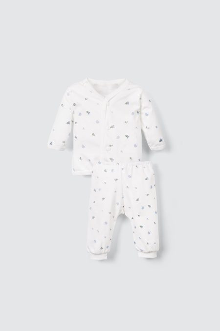 Pajamas Long Set Bluebells