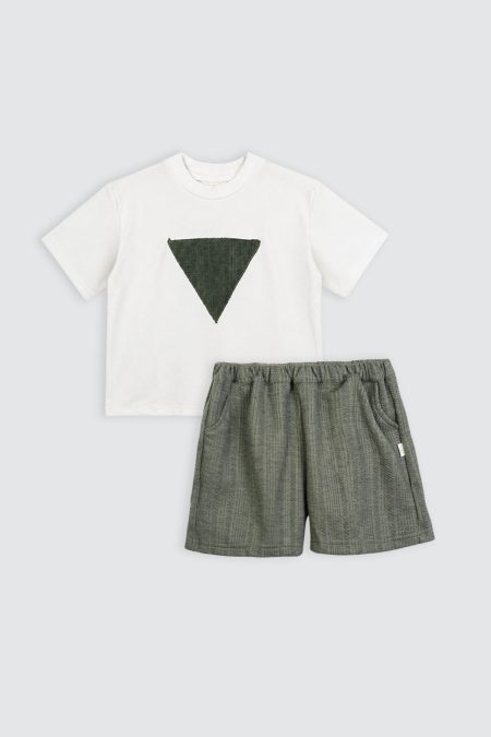 Amir Set Broken White Green