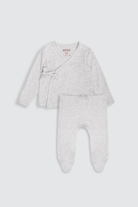 Baby Long Sleeve Set Grey