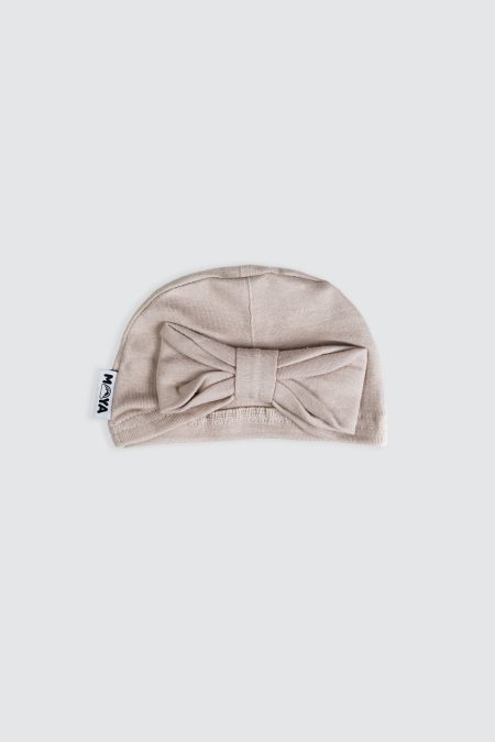 Beanie Bow Light Brown