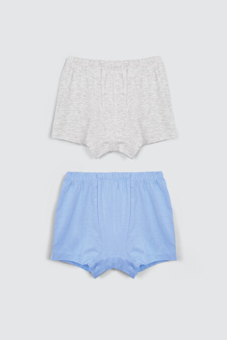 Boy Underwear Blue And Grey (2pcs)