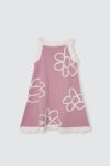 Flowery-Knit-Dress-Pink-Depan