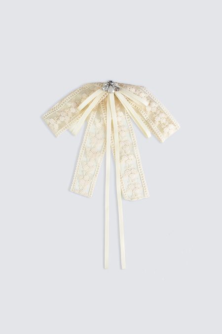 Luminaire Long Bow Butter Cream