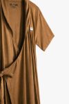 Moya-Short-Maternity-Kimono-Set-Almond-Brown-depan
