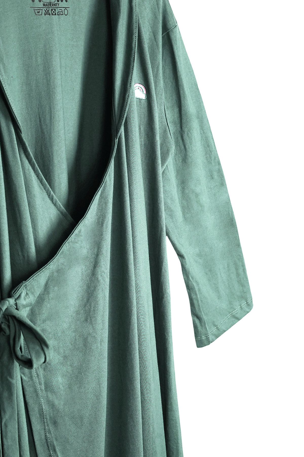 Moya-Short-Maternity-Kimono-Set-Mineral-Green-detail-long