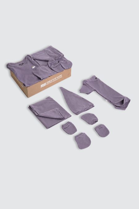 Newborn Set Bodysuit Vintage Violet