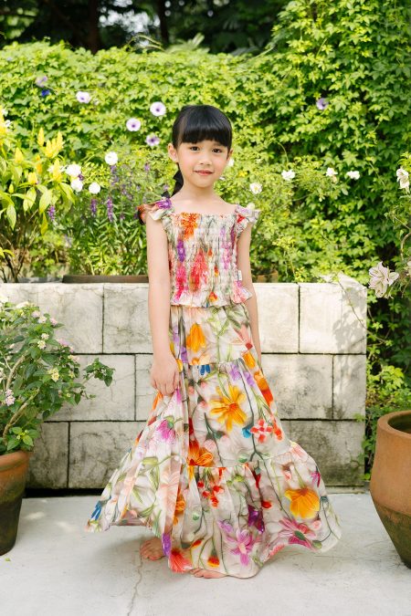 Niluh Set Flowery Creme