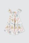 Nola-Dress-V.3-Flowery-Blue-On-Model