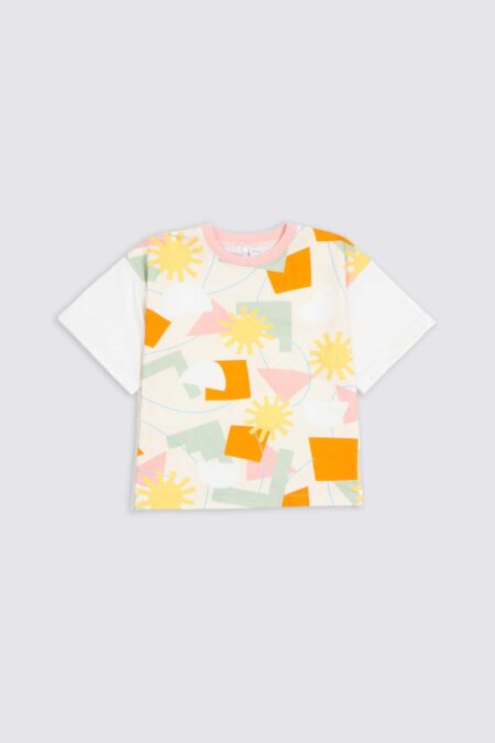Elio Oversized Boy Tee White