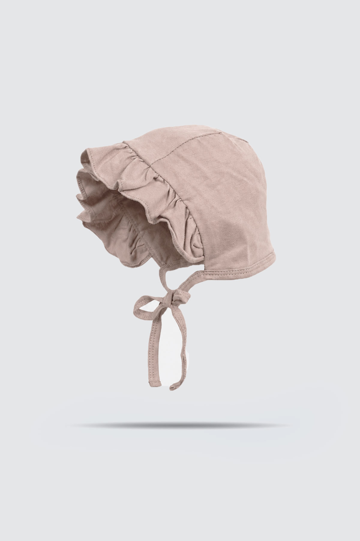 Ruffle-Bonnet-Light-Brown2 Ruffle Bonnet Light Brown2