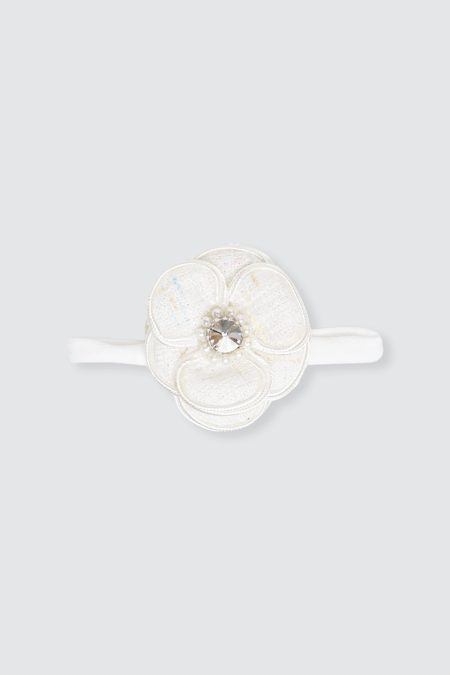 Austin Fleur Headband Nylon White