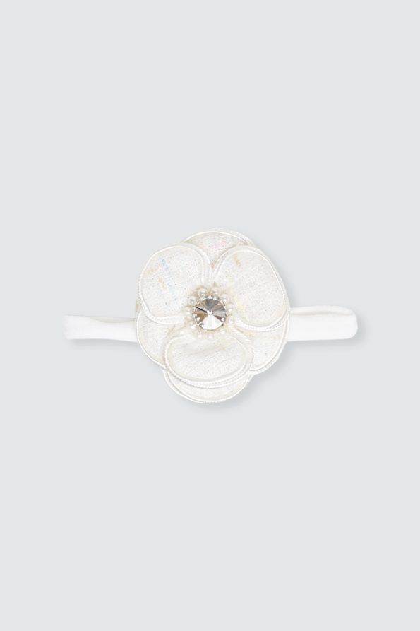 Austin Fleur Headband Nylon White