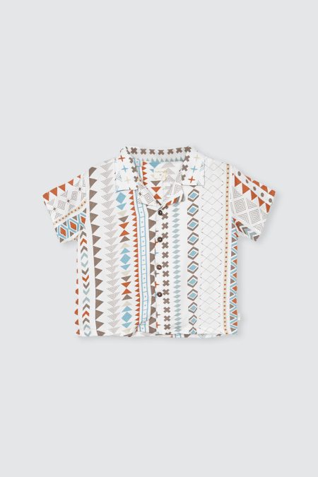 El Shirt Mosaic White