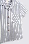 El-Shirt-Stripe-Grey-Depan