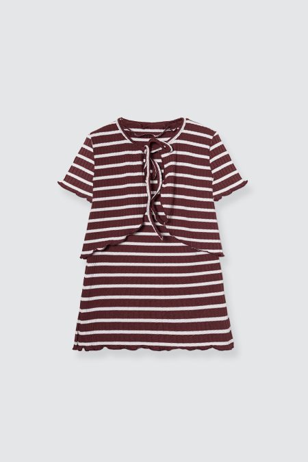 Kivaa Dress Set Maroon