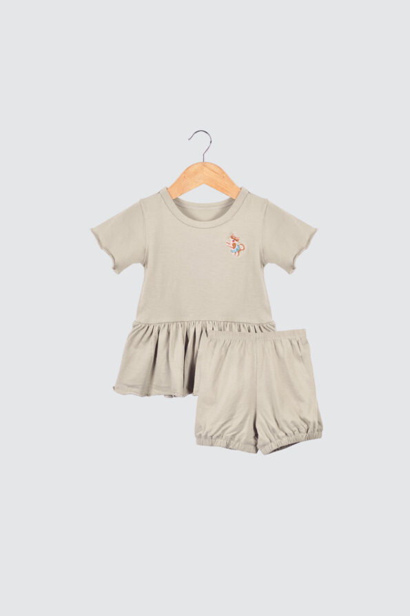 Peplum Set Grey 1