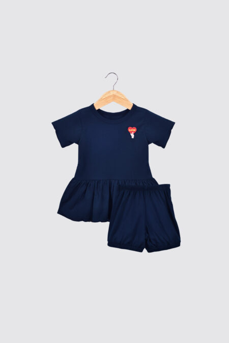 Peplum Set Navy